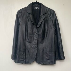 VINCE genuine leather jacket